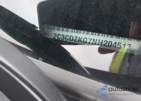 2022 Dodge Challenger Gt Awd из США, поврежденный, VIN 2C3CDZKG7NH204513